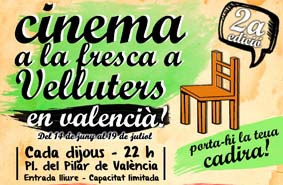 Cartel de 'Cinema a la fresca'.